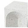 4_Mixx 14.2" Wide Ivory Terrazzo Orion Stool more views