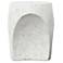 Mixx 14.2" Wide Ivory Terrazzo Thalia Stool