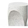4_Mixx 14.2" Wide Ivory Terrazzo Thalia Stool more views
