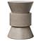 Mixx 15.25" Wide Dark Grey Jackson Accent Stool