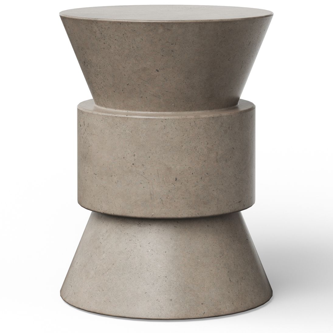 Image 3 Mixx 15.25" Wide Dark Grey Jackson Accent Stool more views