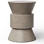 3_Mixx 15.25" Wide Dark Grey Jackson Accent Stool more views