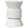 Mixx 15.25" Wide Ivory Terrazzo Jackson Accent Stool