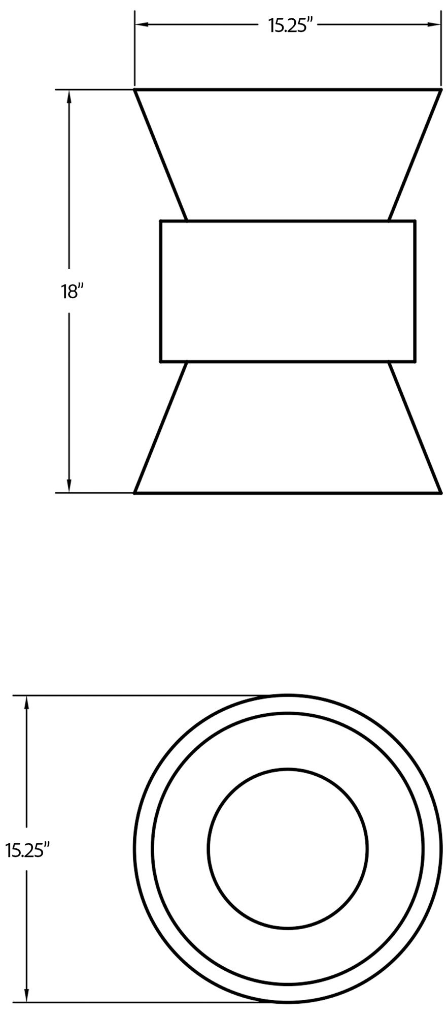Image 6 Mixx 15.25" Wide Ivory Terrazzo Jackson Accent Stool more views