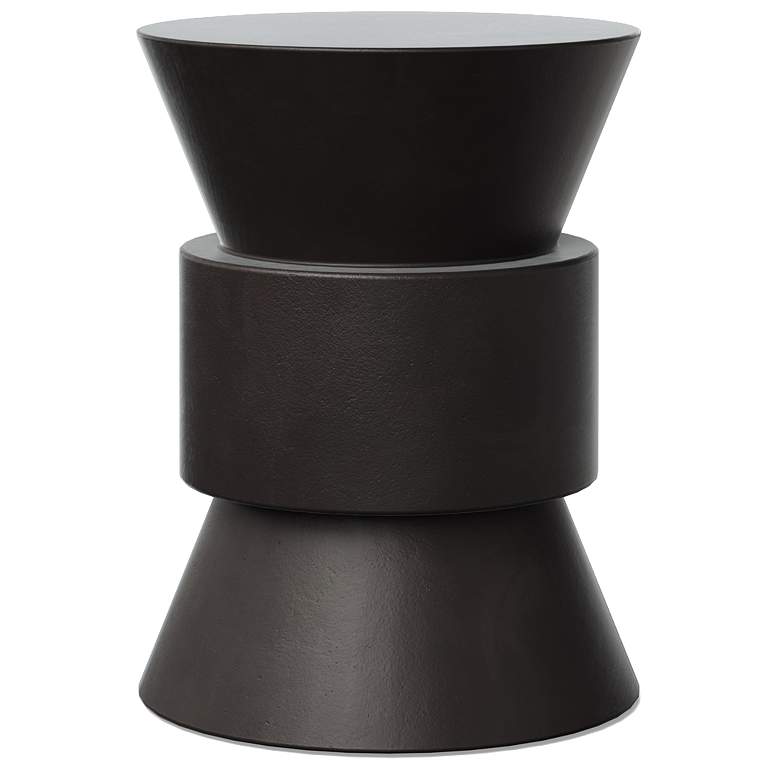 Image 1 Mixx 15.25" Wide Lava Jackson Accent Stool