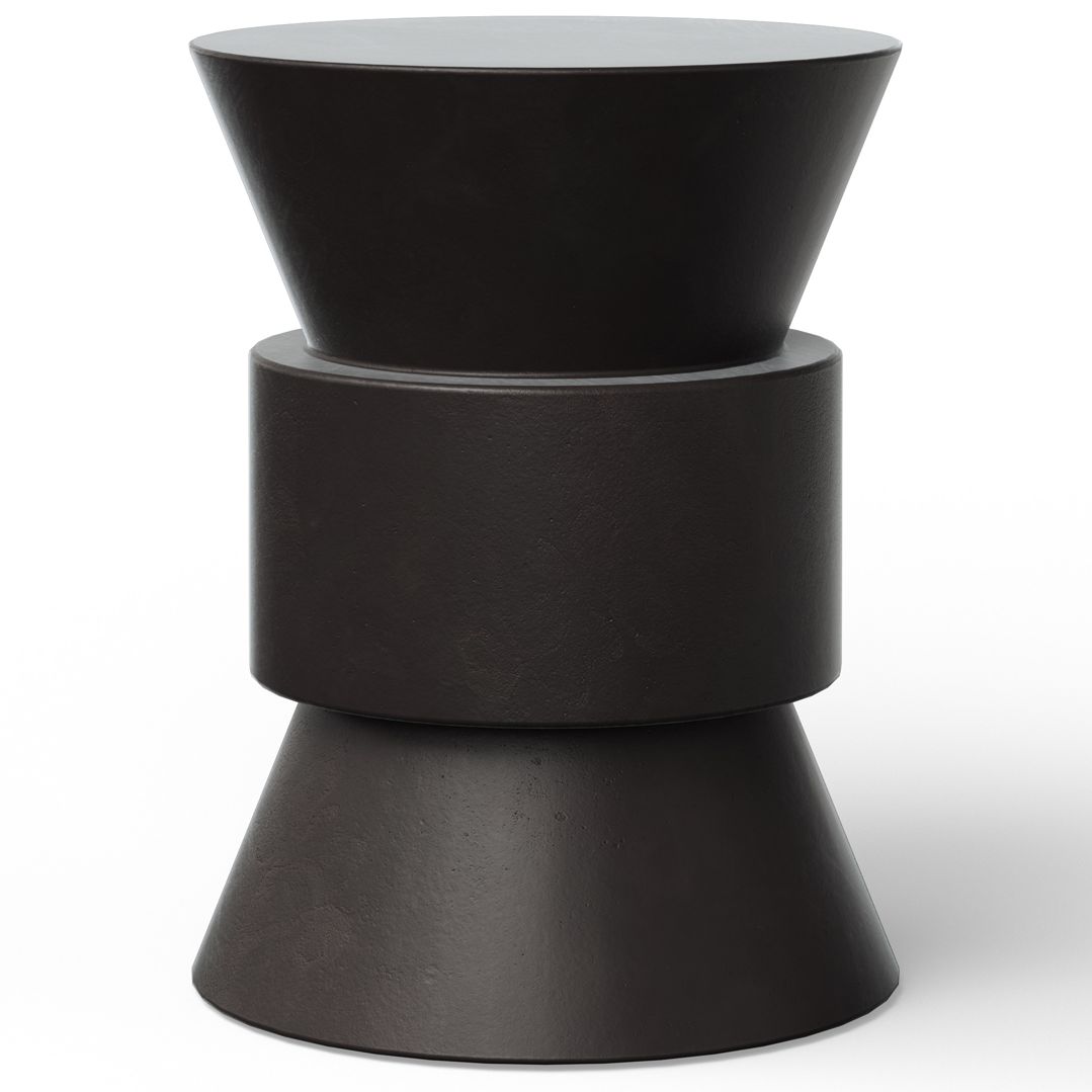 Image 3 Mixx 15.25" Wide Lava Jackson Accent Stool more views