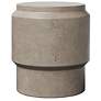 2_Mixx 16.25" Wide Dark Grey Barrel Accent Stool