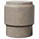 Mixx 16.25" Wide Dark Grey Barrel Accent Stool