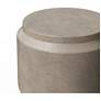 5_Mixx 16.25" Wide Dark Grey Barrel Accent Stool more views