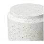 5_Mixx 16.25" Wide Ivory Terrazzo Barrel Accent Stool more views