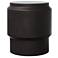 Mixx 16.25" Wide Lava Barrel Accent Stool