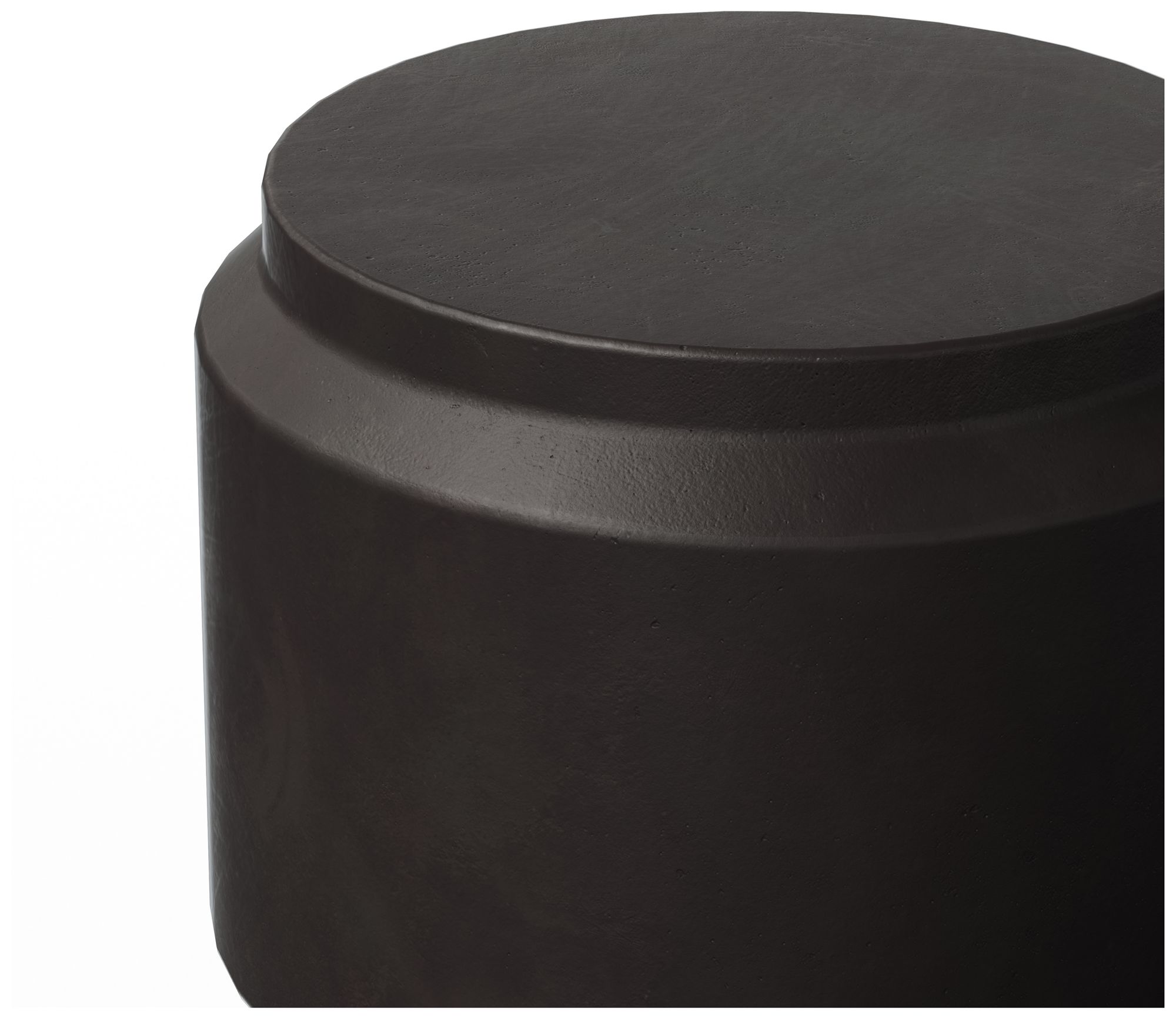 Image 4 Mixx 16.25" Wide Lava Barrel Accent Stool more views