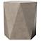 Mixx 17.75" Wide Dark Grey Kelson Accent Stool