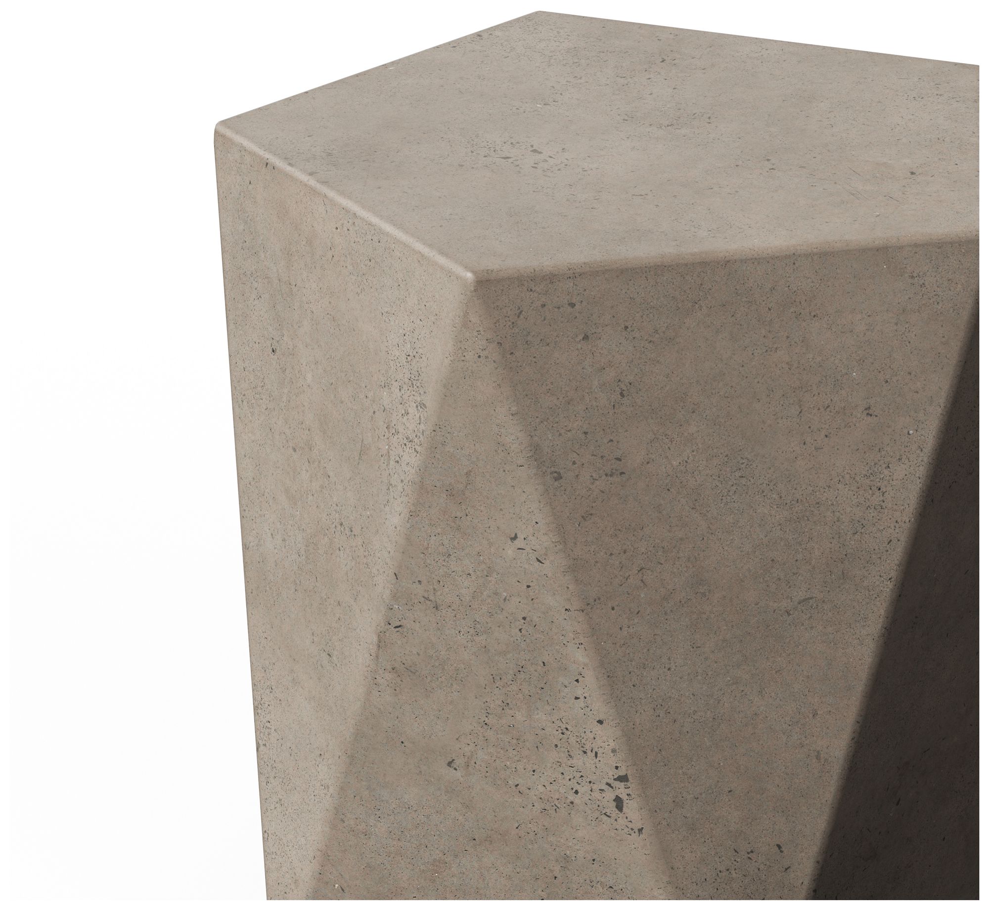 Image 4 Mixx 17.75" Wide Dark Grey Kelson Accent Stool more views