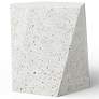 2_Mixx 17.75" Wide Ivory Terrazzo Kelson Accent Stool more views