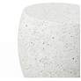 5_Mixx 24" Wide Ivory Terrazzo Pebble End Table more views