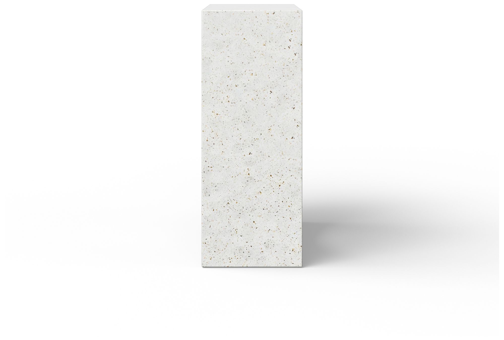 Image 3 Mixx 36" Wide Ivory Terrazzo Rectangular Console Table more views