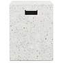 2_Mixx Una 13.75" Wide Ivory Terrazzo Accent Stool