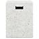 Mixx Una 13.75" Wide Ivory Terrazzo Accent Stool