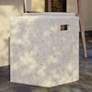 1_Mixx Una 13.75" Wide Ivory Terrazzo Accent Stool