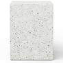 4_Mixx Una 13.75" Wide Ivory Terrazzo Accent Stool more views