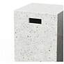 5_Mixx Una 13.75" Wide Ivory Terrazzo Accent Stool more views