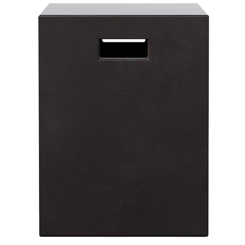 Image 1 Mixx Una 13.75" Wide Lava Accent Stool
