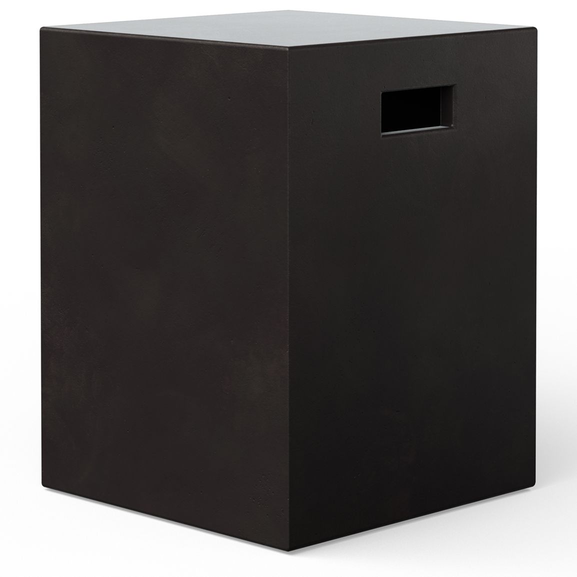 Image 2 Mixx Una 13.75" Wide Lava Accent Stool more views