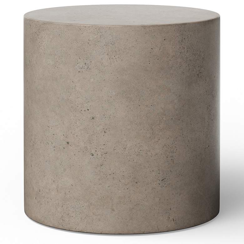Image 2 Mixx Una 15.75" Wide Dark Grey End Table more views
