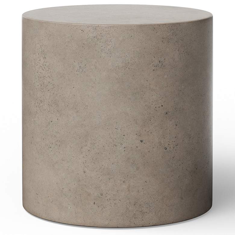 Image 3 Mixx Una 15.75" Wide Dark Grey End Table more views