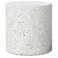 Mixx Una 15.75" Wide Ivory Terrazzo End Table