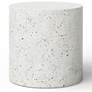 2_Mixx Una 15.75" Wide Ivory Terrazzo End Table more views