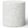 3_Mixx Una 15.75" Wide Ivory Terrazzo End Table more views