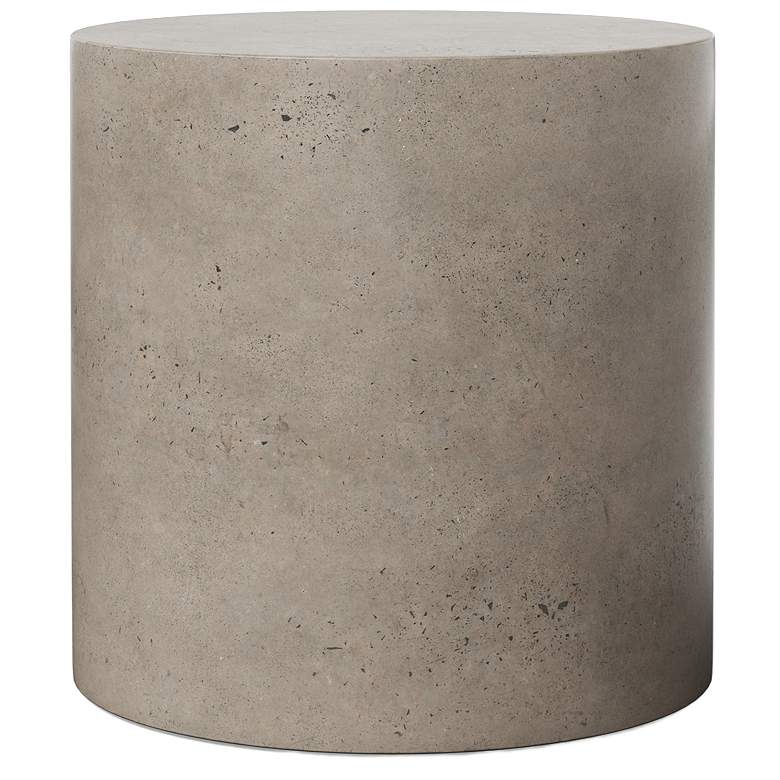 Image 1 Mixx Una 19.75" Wide Dark Grey End Table