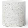 2_Mixx Una 19.75" Wide Ivory Terrazzo End Table more views