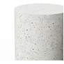4_Mixx Una 19.75" Wide Ivory Terrazzo End Table more views