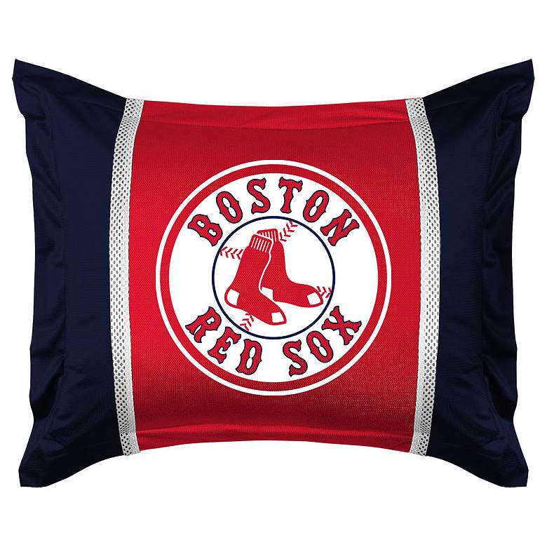 Image 1 MLB Boston Red Sox Sidelines Pillow Sham