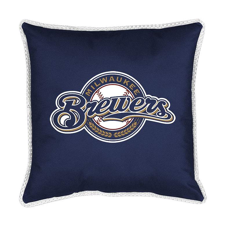 Image 1 MLB Milwaukee Brewers Sidelines Pillow