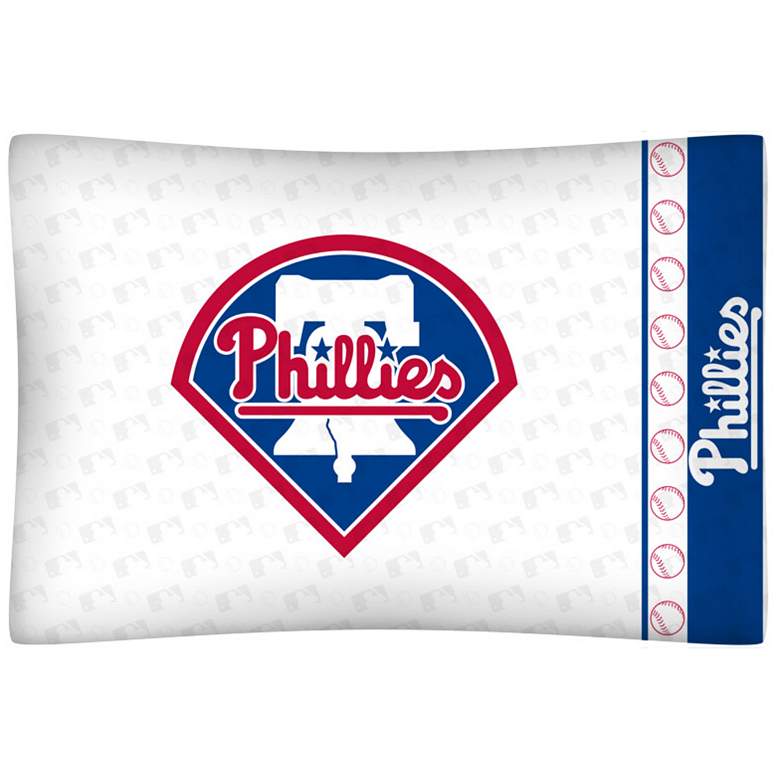 Image 1 MLB Philadelphia Phillies Micro Fiber Pillow Case