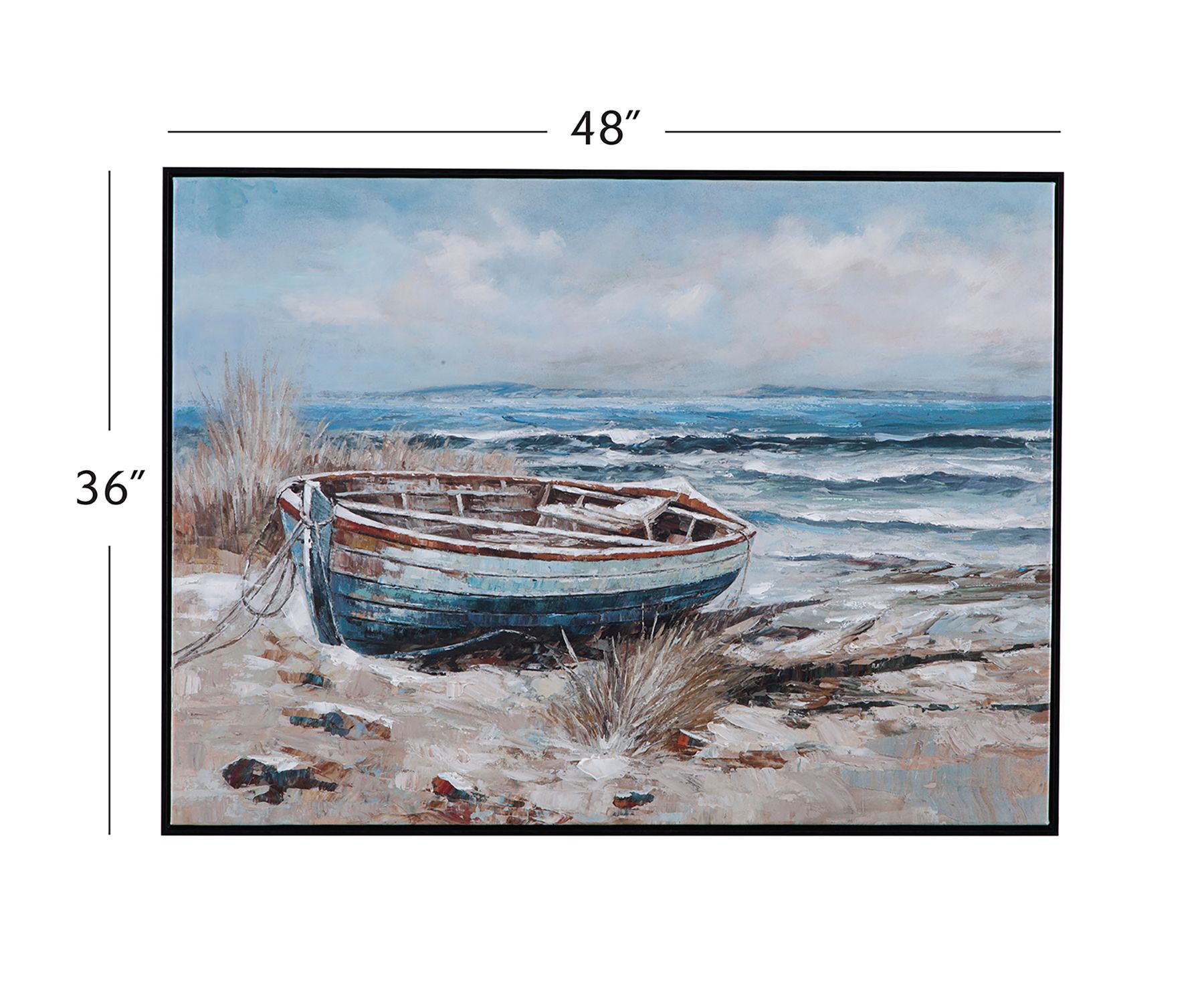 Image 5 Mo Bay 48"L x 36"H Black Framed Canvas more views