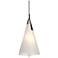 Mobius 13.5" Wide Oil Rubbed Bronze Tall Pendant With Spun Frost Shade
