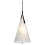 Mobius 13.5" Wide Oil Rubbed Bronze Tall Pendant With Spun Frost Shade
