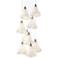 Mobius 20.8"W 9-Light Round Sterling Long Pendant w/ Spun Frost Shade