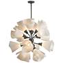 Mobius 31" Wide 16.Light Oil Rubbed Bronze Orb Pendant w/ Spun Frost S
