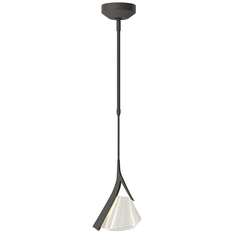 Image 1 Mobius 4" Wide Natural Iron LED Mini Pendant
