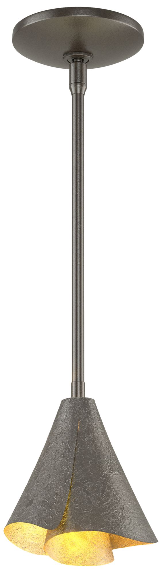 Mobius 5" Wide Oil Rubbed Bronze Steel Shade Mini Pendant