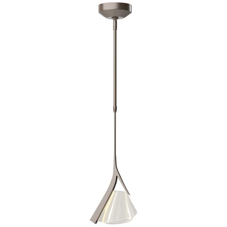 Image 1 Mobius 8.4" Wide Bronze LED Mini Pendant