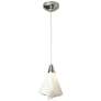 Mobius Low Voltage Mini Pendant - Sterling Finish - Frost Shade - Standard