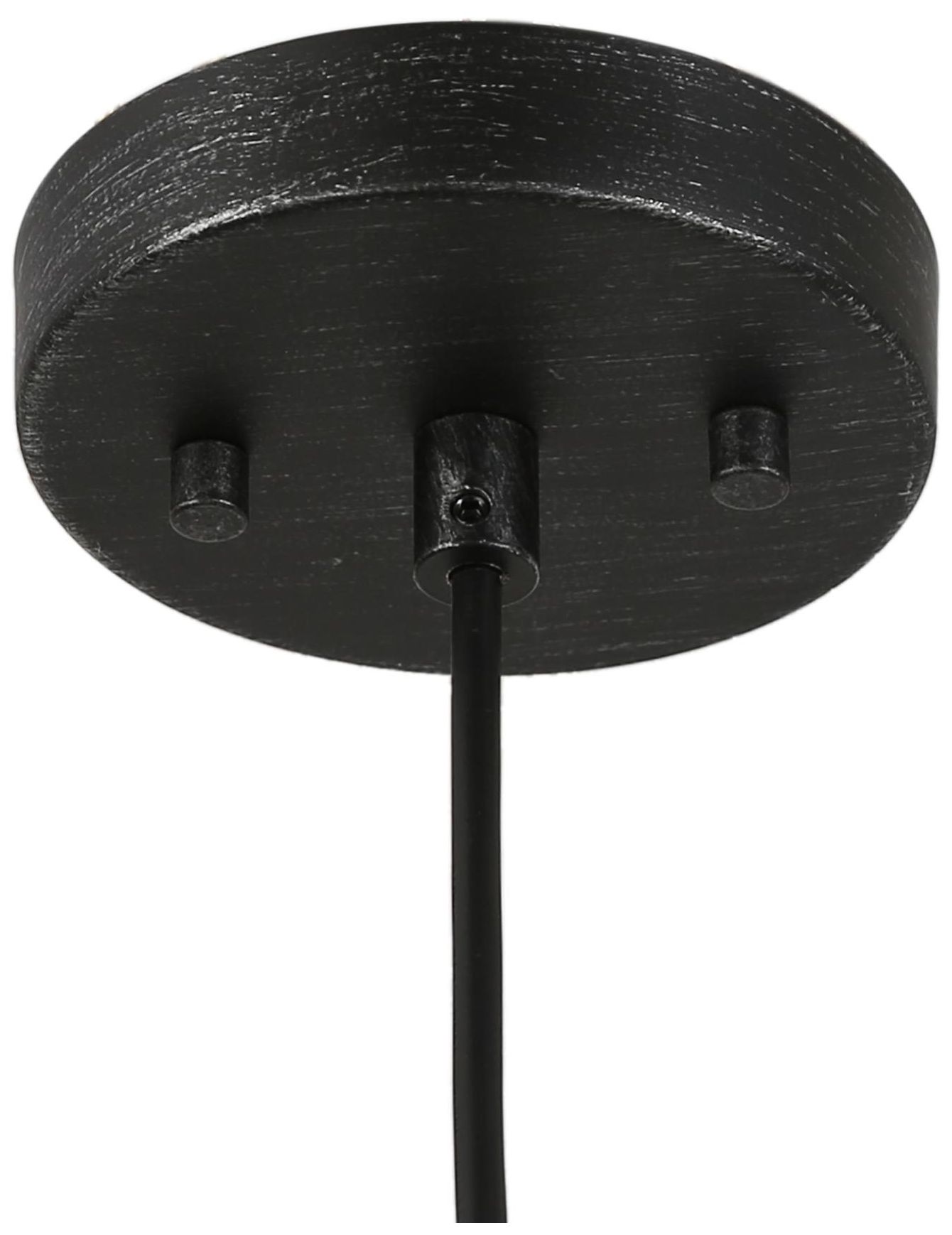 Mocha 6" Wide Brushed Antique Black Mini Pendant