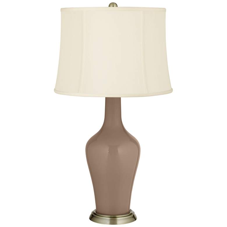 Image 2 Mocha Anya Table Lamp with Dimmer